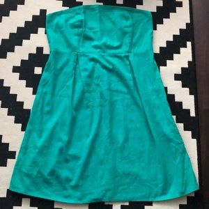 Old Navy strapless dreamy green dress size 16
